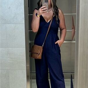 Navy Blue Women's jumpsuit